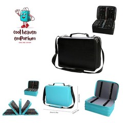 224 Slot Marker Case – Unfolding Art Tool Carrier with Adjustable Strap