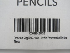 Castle Art Supplies Colored Pencils Set 72 Premium Soft Colored Leads NEW SEALED