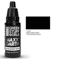 Green Stuff World Maxx Darth Black Paint 17 ml The Blackest Black Paint 98.9% Li