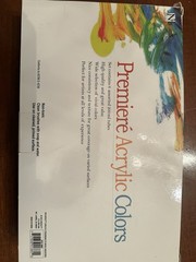 6 Pack NEW SEALED Premiere Acrylic Paint Primary Colors FULL SIZE Retired RARE!