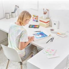 Watercolor Paper Bulk 8.5×11 Inch 25 Sheets 180gsm Artist Painting Paper NEW
