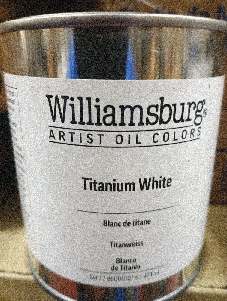 Artist39;S Oil Color 16 Oz Can – Titanium White. 696
