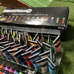 Lot Of 55 Masters Touch Fine Arts Acrylic Paint Tubes 22ml 0.7 Fl Oz