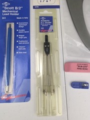 Alvin Architect’s Kit 12 Piece Drafting Architecture Tools Engineering VTG NOS