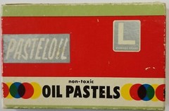 Oil Pastels Pasteloil Non-Toxic No. 12 “L” Oversize sticks Japan A10