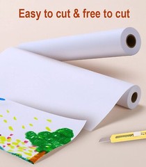 18 Inch x 132Ft Easel Paper Roll Drawing Paper Roll for Kids Arts Crafts