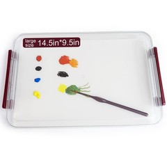 9.5×14.5×1.6 inches Wet Palette for Miniature Models – Wet pallete for Acryli…