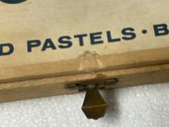 Vintage Talens &Son Semi-Soft Pastels Set 60 Colors Wooden Box 345/60 MidCentury