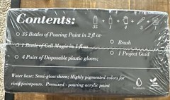 Acrylic Pouring Paint of 36 Bottles (2 oz/60ml) 32 Assorted Colors Set