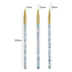 31pcs Nail Art Brushes, Nail Art Tool Set, Dotting Tools, Dust Brush, Striping..