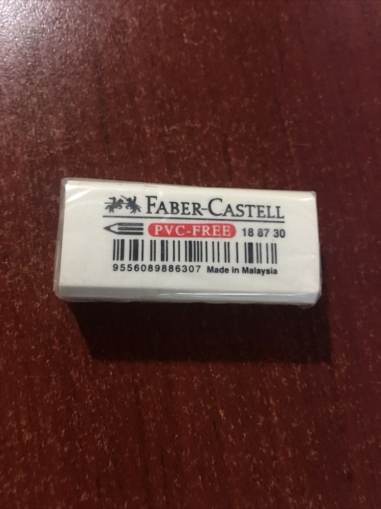 Faber-Castell PVC Latex-Free Eraser – each