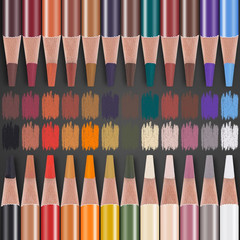PANDAFLY Professional Colored Charcoal Pencils Drawing Set, Skin Tone Colored
