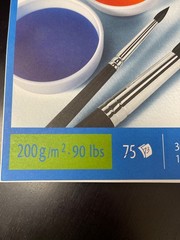Fabriano Acquarello Watercolour 90 lb Paper 100% Cotton 73 Sheets 12”x15.75”