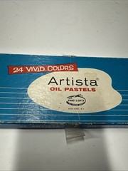 Vintage Artista Oil Pastel Set of 23 Vivid Colors Binney & Smith USA No 224