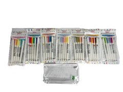 Zebra Mildliner Highlighter 35 Colors Set Gift Box WKT7-35C Double-Sided Lot 7