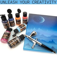 NO-NAME Airbrush Paint Set – Opaque & Water-Based Acrylic