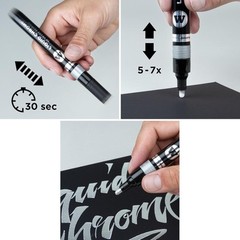 Molotow Liquid Chrome Paint Refill 30ml High Gloss Mirror Effect Acrylic
