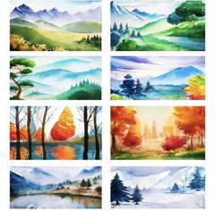 20 Color Watercolor Brush Pen Set Nylon Brush Tip Artists Art Markers Multicolor