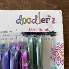 Zebra Doodler’z 16 pk Metallic Ink Creative Gel Stick Pens 0.8mm DISCONTINUED