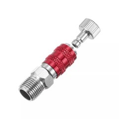 2PCS 1/8 Air Brush Connector Adapters, 2pcs Air Brush Quick Connect, Red