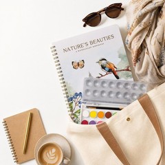 Beautiful Workbook Set for Beginners – Relaxing & Easy to Paint Water Colorin…