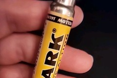 Dykem Brite Mark Yellow 84004 Permanent Paint Marker Valve Action Medium Tip