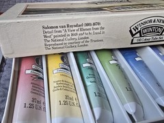 Winsor & Newton Oil Colour Paints Tube Set Series 1 Van Ruysdael New Sealed