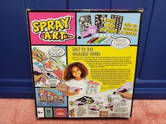 Goliath Spray Art Deluxe Set Portable Airbrush Spray Art 15 Pc Art & Craft Kit