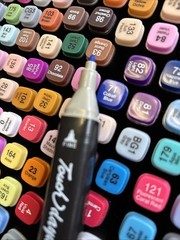 168 Colors Art Markers Pens, Dual Tips Alcohol Markers Permanent Sketch Markers