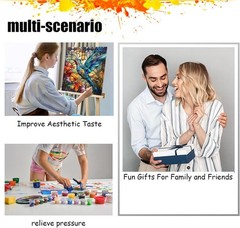 HITIRECOVI Paint by Numbers Kits for 16×20in(Frameless), Hummingbird