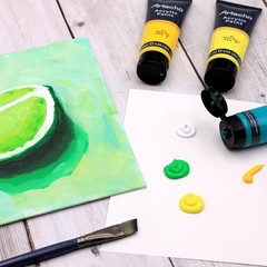 Artecho Professional Acrylic Paint Set, 20 Primary Colors (120ml / 4.05oz) Tubes