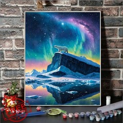 Lovepefe LF018 16x20Inch Frameless Paint by Numbers