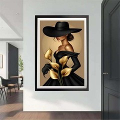 Diamond Art Kits for Adults, 5D Elegant Lady Diamond Painting Kits for Beginners