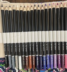 Castle Art Supplies Colored Soft Series Pencils In Travel Roll Up Case