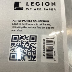 Lot of 3 Legion Stonehenge Aqua Coldpress Aluminum Artist Panel Black 6×6