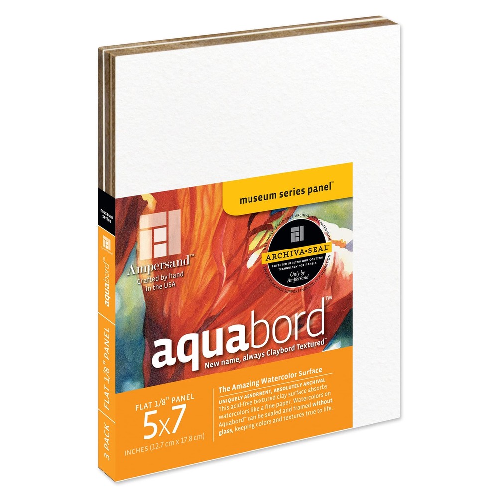 T Supply Watercolor Painting Panel Museum Series Aquabord 1/8 Inch Flat Profile
