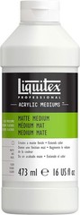Professional 16-Oz Matte Medium for Acrylic Paints – Non-Toxic and Versatile