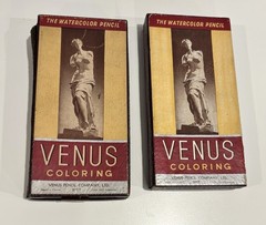 Venus Coloring Pencils RARE Vintage Made In Canada 2 Sets The Watercolor Pencil