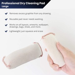 Pacific Arc Dry Cleaning Pads Large for Drafting, Art, Office Product
