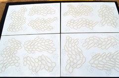 4PACK Camouflage EasyPeel Spray Paint Cerakote Camo Gun Stencil WARPED HONEYCOMB