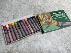 Sakura CRAY-PAS EXPRESSIONIST Extra Fine Quality Oil Pastels Pack of 12