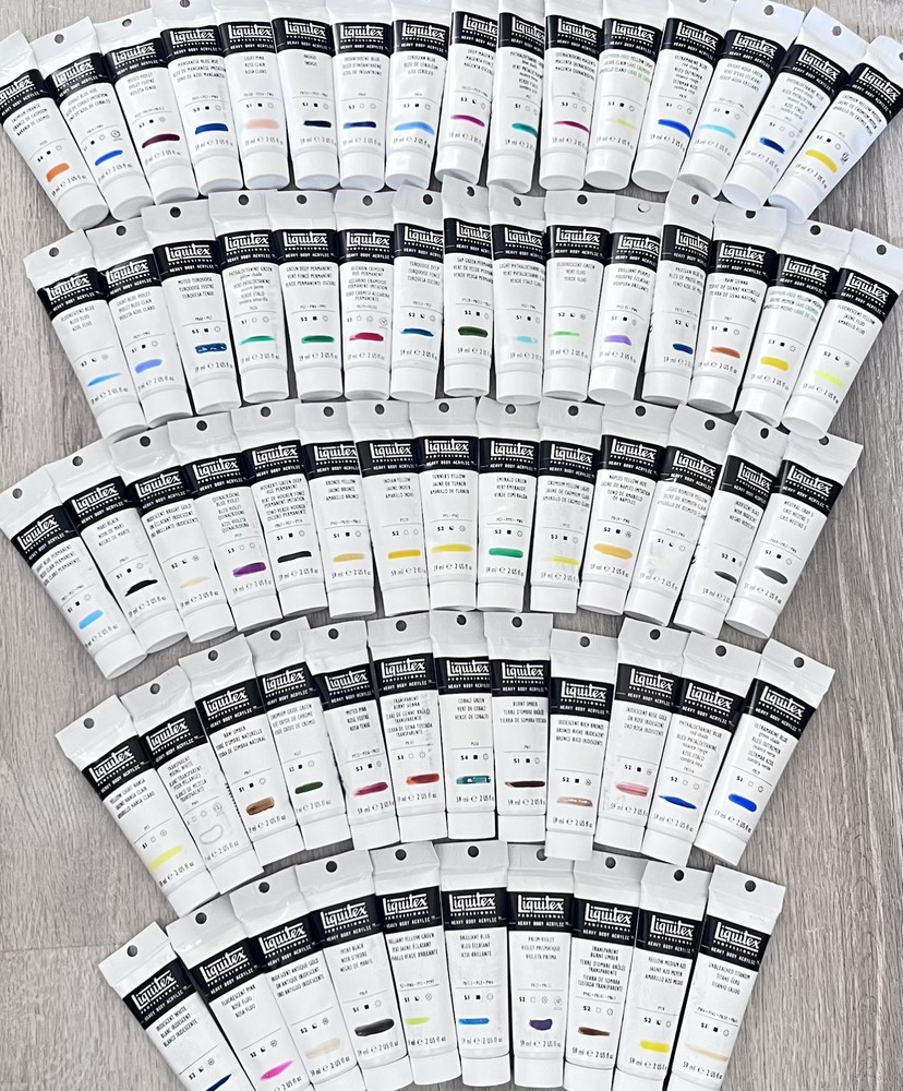 Liquitex Professional Heavy Body Acrylic 67 Tubes 2oz New