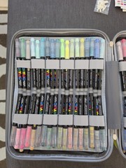 Guangna 408 Acrylic Paint Marker Soft Brush Tip Direct Liquid Ink Control Sealed