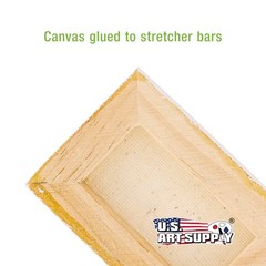 US Art Supply 4″ x 6″ Mini Professional Primed Stretched Canvas 12-Mini Canvases