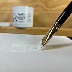 Artists’ Gesso Primer for Acrylic Painting | 1 Gallon (128 fl oz) White | Bul…
