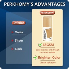 PerkHomy Brown Kraft Paper Roll 17.5″ x 1,200″ (100′) for x 100′,