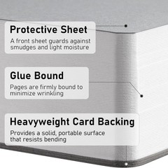 Mini Watercolor Sketchbook, 2.6×2.6″, 80 Sheets Cotton Paper
