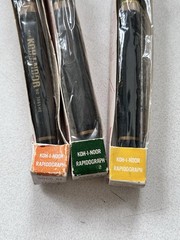 Vintage Koh-I-Noor Rapidograph C-S1 No. 3, 4 & 00 Technical Pens in Box Germany