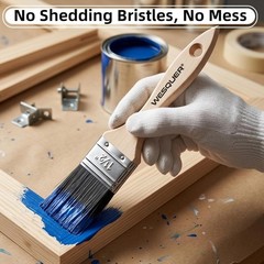 Complete Professional Paint Brush Set – Flat Brushes for Interior & Exterior Use