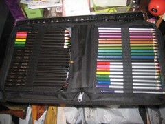 iBayam Deluxe Art Set 78 Pack Artist Gift Box Arts Crafts Drawing Painting